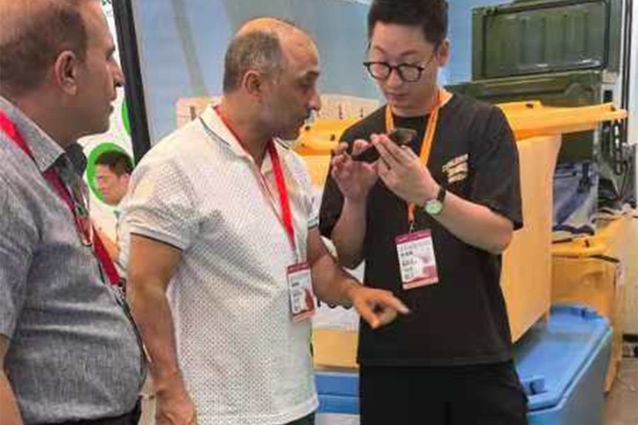 Gruppenfoto brasilianischer Kunden