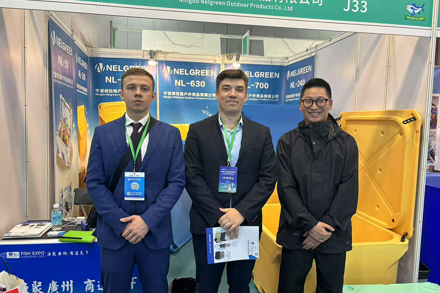 Gruppenfoto russischer Kunden